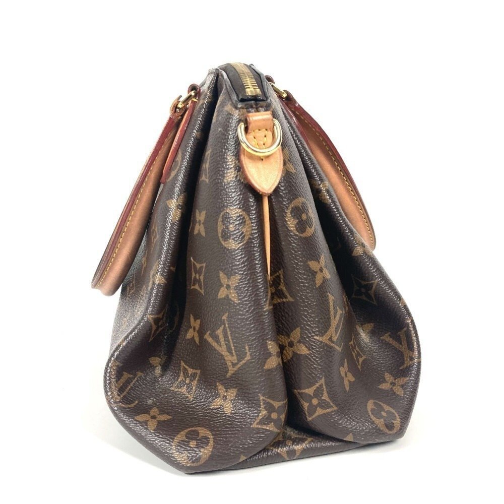 LOUIS VUITTON Authentic Brown Monogram Canvas Tote Bag - Picture 4 of 15